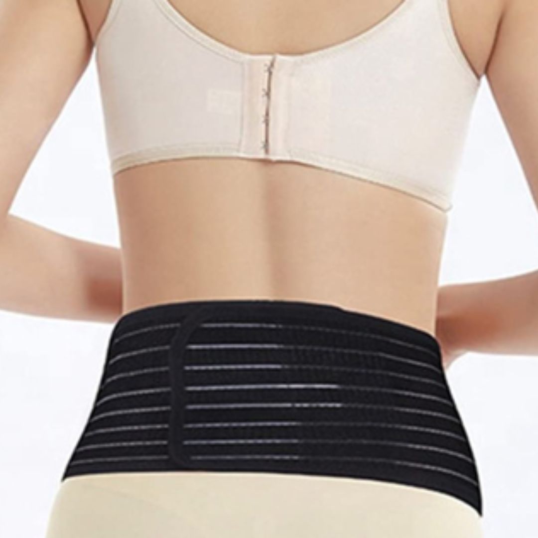 Belly Bestie Belt for C-Sections and Pregnancy Support - with built in pocket