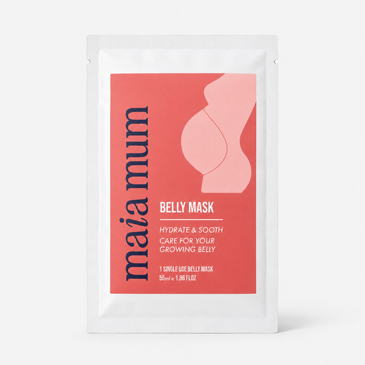 Maia Mum Pregnancy Belly Mask hydrating sheet mask NZ